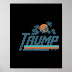 Póster Divertido Trump Shirt Golfo De Estados Unidos Este