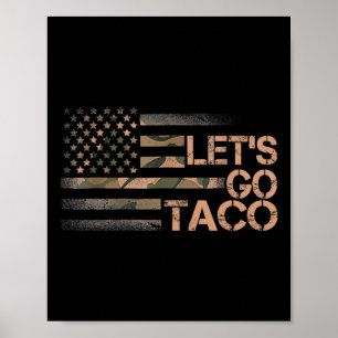 Póster Divertido Vamos Taco 3