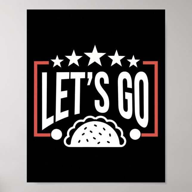 Póster Divertido Vamos Taco 46 (Frente)