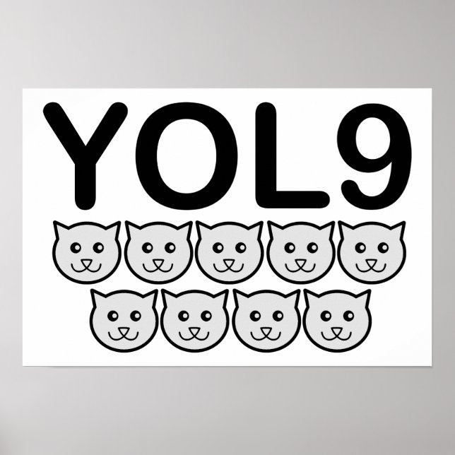 Póster divertido YOL9 (Frente)