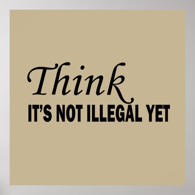 Póster divertidos dichos sarcásticos (Frente)