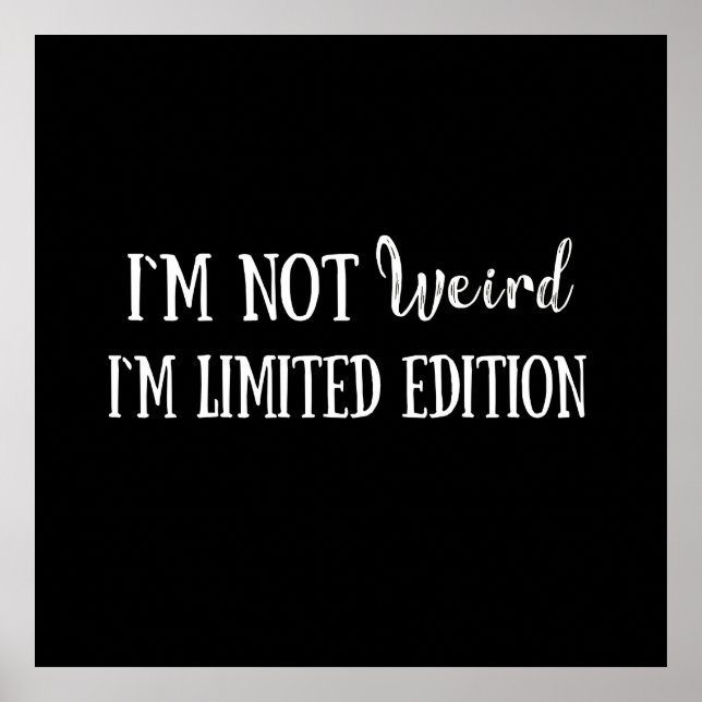 Póster divertidos dichos sarcásticos (Frente)