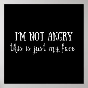 Póster divertidos dichos sarcásticos