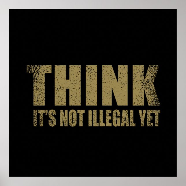 Póster divertidos dichos sarcásticos (Frente)