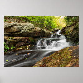 Póster Dividir caídas en la carrera de primavera de arena