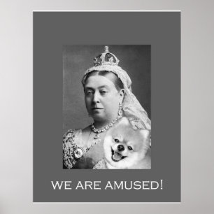 Póster Divierten a la reina Victoria 2