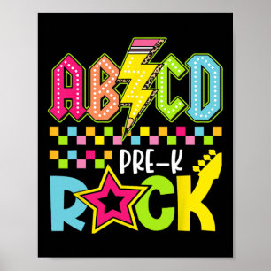 Póster Diviértete Ck Para Ir Al Colegio Perno De Relámpag