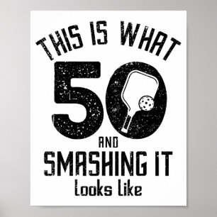 Póster Diviértete Ckleball 50 cumpleaños 50 años Ckl amor