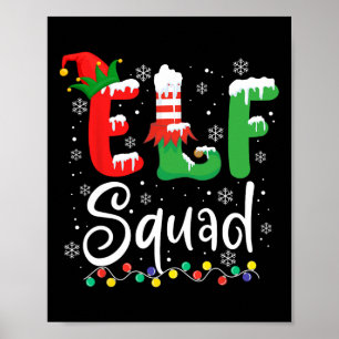 Póster Diviértete con el escuadrón de elfos familia de el