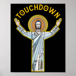 Póster Diviértete con Jesús Anotación Fe Cristiana Decir