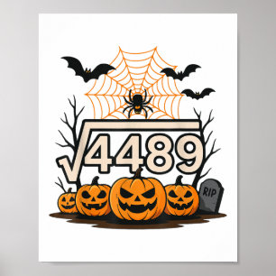 Póster Diviértete Halloween Raíz Cuadrada 4489 67 Meme Ma