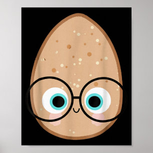 Póster Diviértete Huevo Bueno Lindo Profesor Disfraz De H