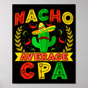 Póster Diviértete Nacho Cpa Promedio Cinco De Mayo Fies M