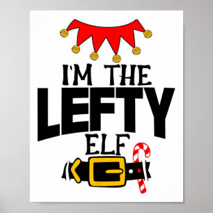 Póster Diviértete Soy El Elfo Zurdo Disfraces Navidad Fam