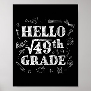Póster Diviértete Volviendo A La Escuela 7mo Grado Raíz C