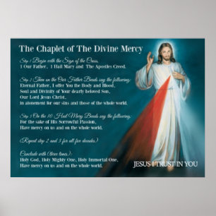 Póster Divina Capleta de Misericordia