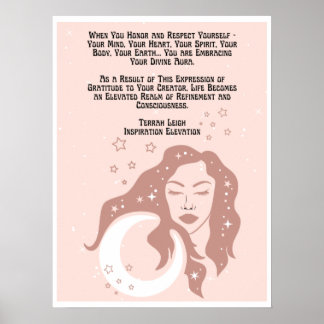 Póster Divina Poster De Aura Por Terrah Leigh Tullie