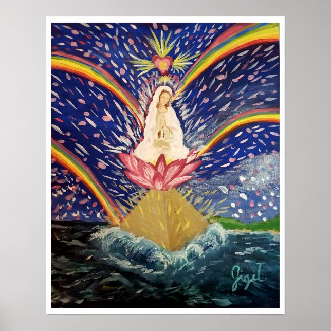 Póster Divine Feminine Rising, poster de papel mate (Frente)