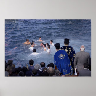 Póster Diving for the Cross