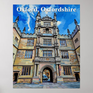 Póster Divinity in Stone - Biblioteca Bodleian, Oxford
