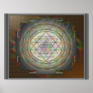 Póster Divino Sri Yantra9 Poster