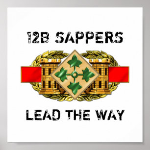 Póster división de infantería 12B 4to