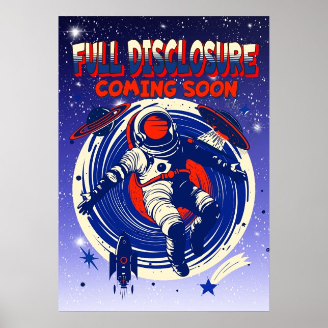 Póster Divulgación Completa Próximamente | Astronauta Flo (Frente)