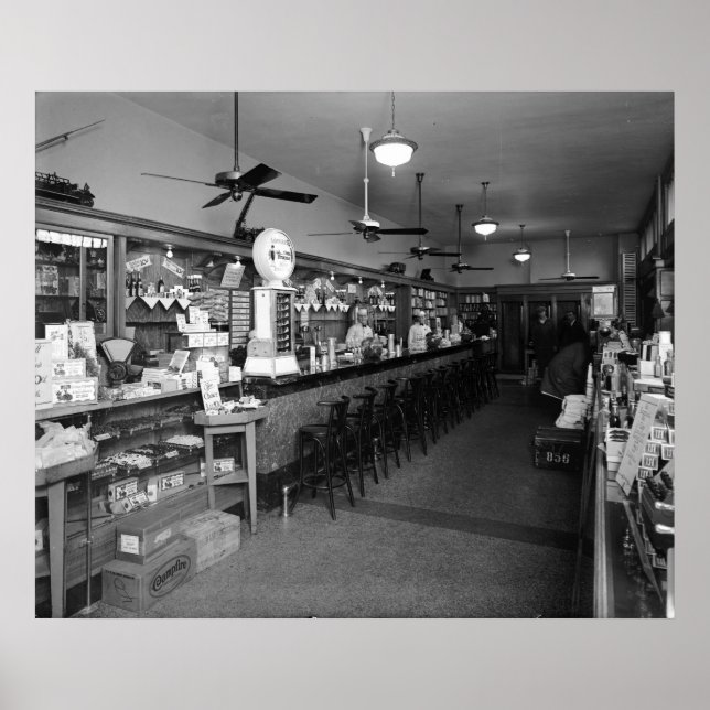Póster Dixie Soda Fountain Company: 1920 (Frente)