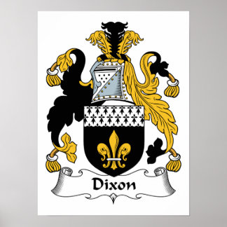 Póster Dixon Family Crest