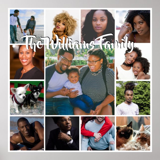 Póster DIY 13 Foto | Colección de nuestra familia DIY fra (Frente)