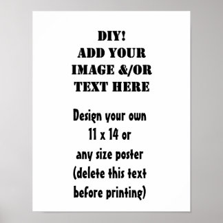 Póster DIY Design Your Own Poster