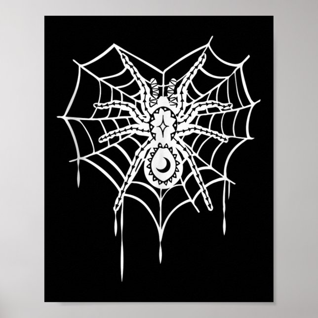 Póster Diy Halloween Cstume De Araña Diosa De La Web Grac (Frente)