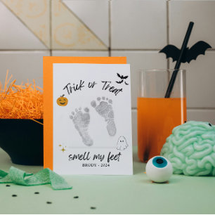 Póster DIY Halloween Rótulo de la primera bebé recién nac