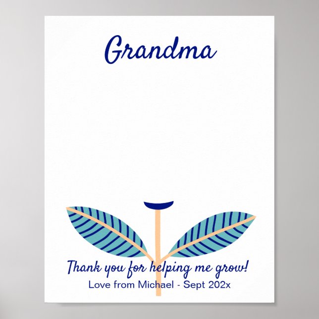 Póster DIY Handprint (Frente)