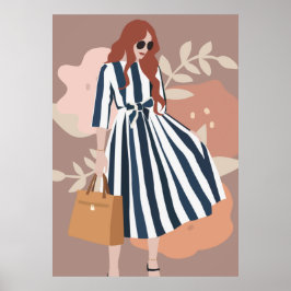 Póster Diy personalizado Crear su propia moda de tendenci