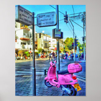 Póster Dizengoff - Poster de Yirmeyahu