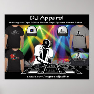 Póster DJ Apparel Poster de I'm G Clothing
