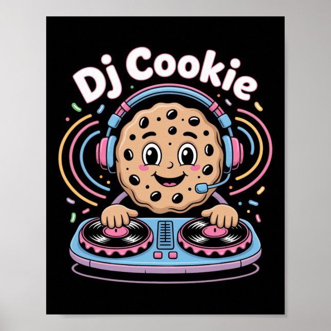 Póster Dj Cookie Navidades Dj Vibes (Frente)