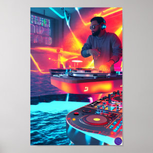 PÓSTER DJ FIESTA POOL