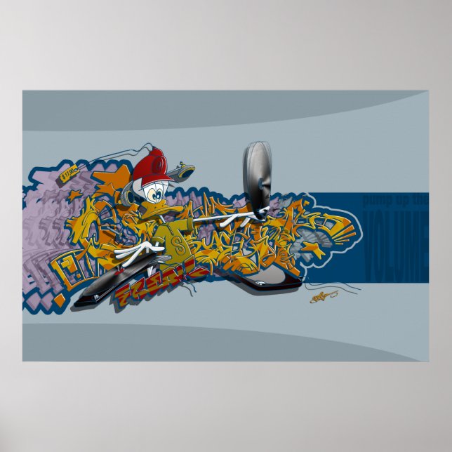 Póster DJ freak out (Frente)