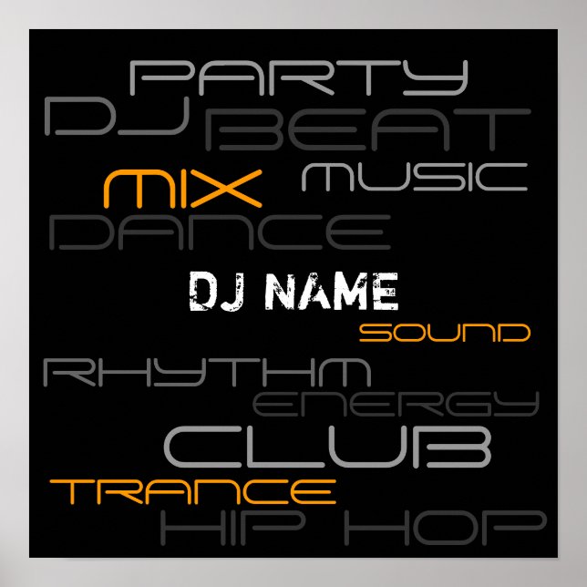PÓSTER DJ POSTER (Frente)