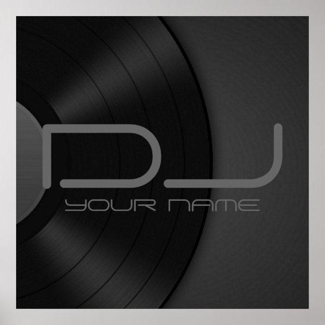 PÓSTER DJ POSTER (Frente)