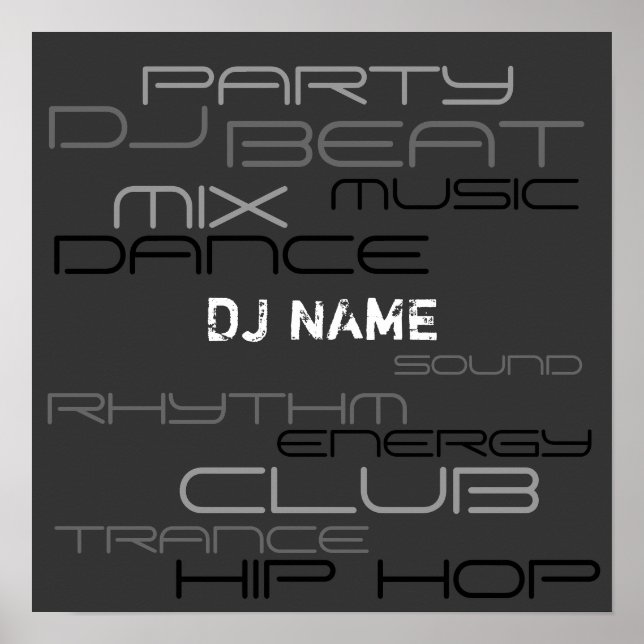 PÓSTER DJ POSTER (Frente)