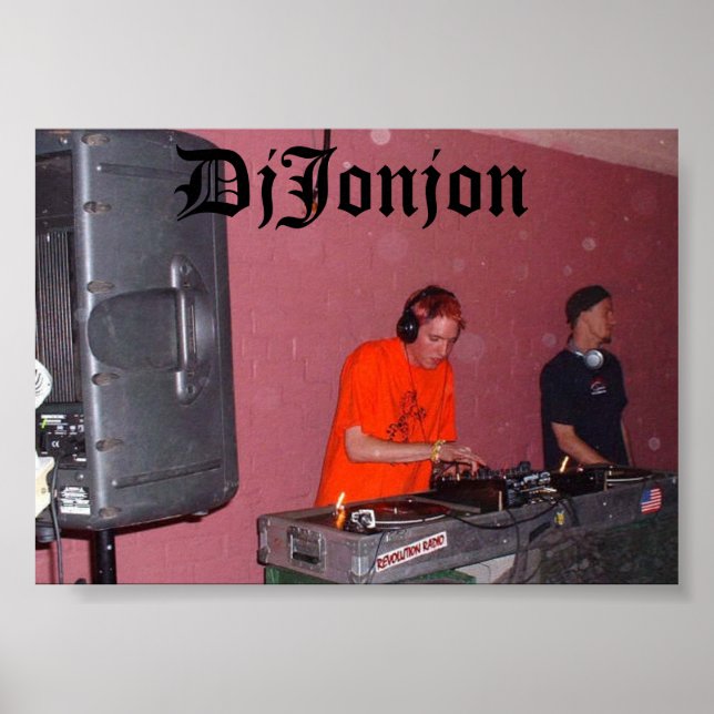 Póster DjJonjon (Frente)