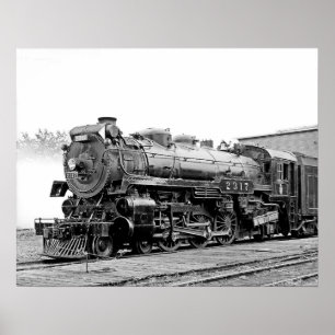 Póster DL y W RR Scranton Pa. Imprimir
