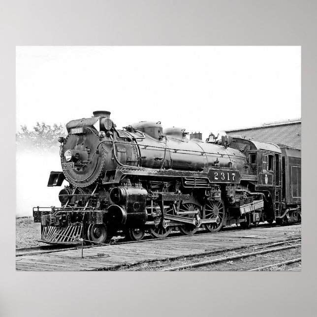 Póster DL y W RR Scranton Pa. Imprimir (Frente)