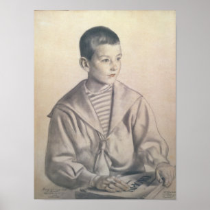 Póster Dmitri Dmitrievich Shostakovich como niño