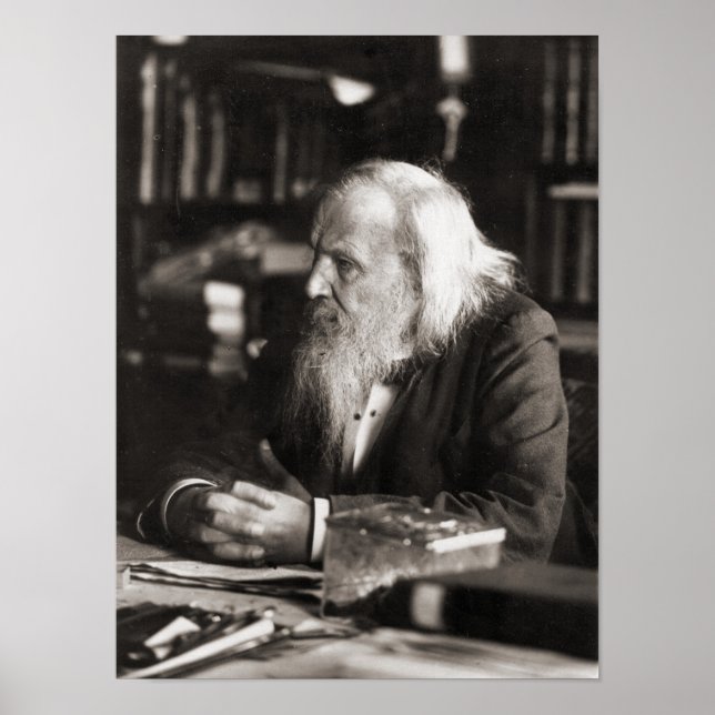Póster Dmitri Mendeléyev (Frente)