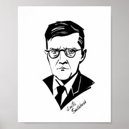 Póster Dmitri Shostakovich