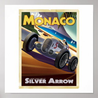 Póster DMoore Silver Arrow